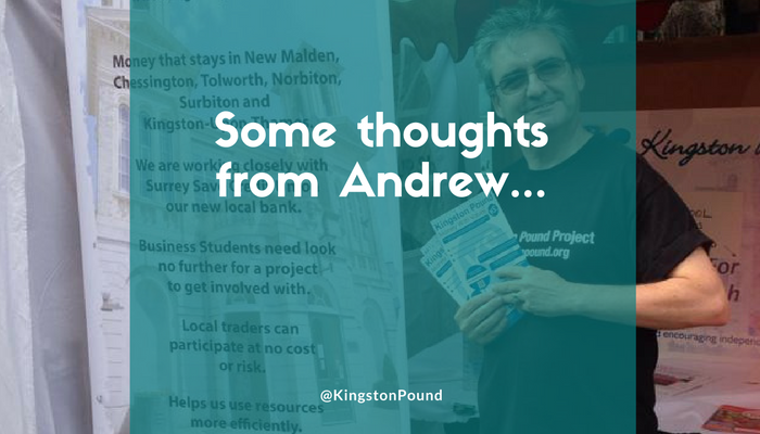 Some thoughts from Andrew